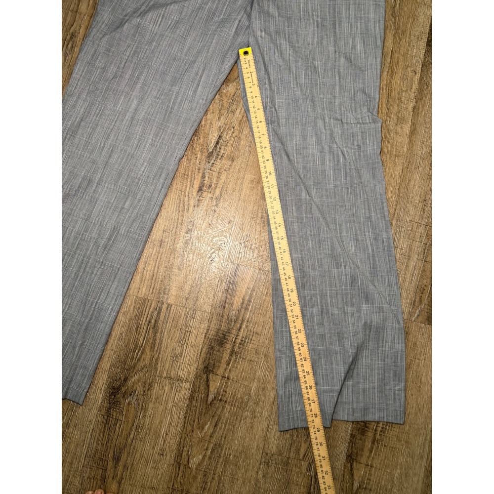 Calvin Klein Grey Glen Plaid Modern Fit Dress Pants‎ Trousers Size 14 NWT - Picture 5 of 11